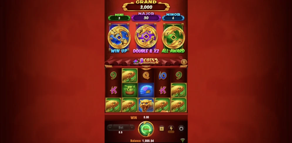 3 Coin Treasures 2 Slot
